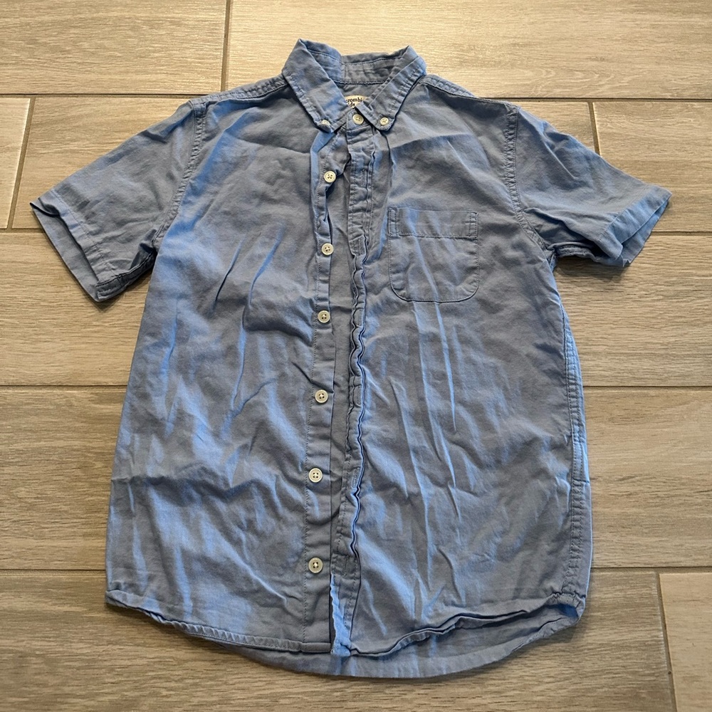 Abercrombie woven icon shirt